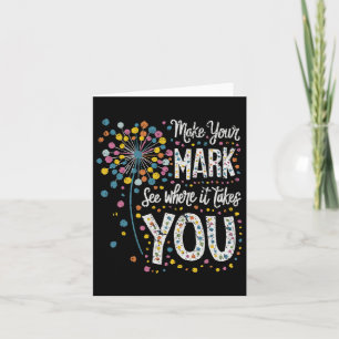 Maak je Mark Happy Dot Day 2024 Paardenbloem Kaart