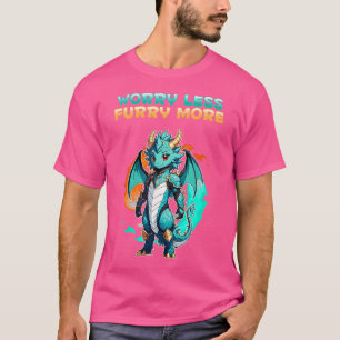 Maak je minder zorgen, meer bont I Dragon Furries T-shirt