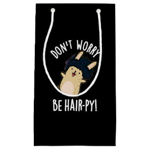 Maak je niet druk, wees Haark-tastisch Funny Hair Klein Cadeauzakje