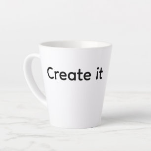 Maak je promotiebeker weggeefactie latte mok
