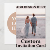 maak je unieke maatwerk kaart (Voorkant / Achterkant)