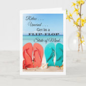 ***MAAK JE VERJAARDAG "BEACHY"*** KAART (Gele Bloem)