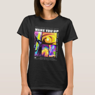 Maak je wakker Techno EDM Rave T-shirt