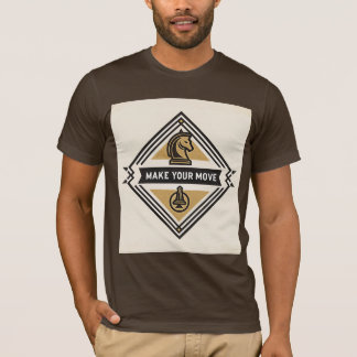 Maak Je Zet – Schaakstuk Ontwerp T-shirt