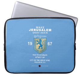 Maak Jeruzalem weer groot Laptop Sleeve
