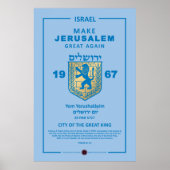 Maak Jeruzalem weer Groot Poster (Voorkant)