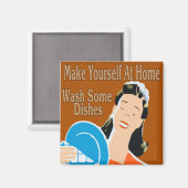 Maak jezelf aan het begin van de wasbeurt magneet (Voorkant / Achterkant)