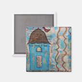 Maak jezelf thuis magneet (Voorkant / Achterkant)