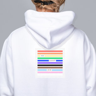 Maak Jezelf Trots Regenboog Redactie Pride 2026 Hoodie