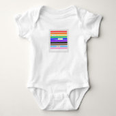 Maak Jezelf Trots Regenboog Redactie Pride 2026 Romper (Voorkant)