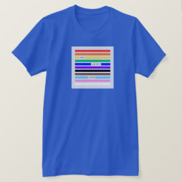 Maak jezelf trots Regenboog Redactie Pride 2026 T-shirt