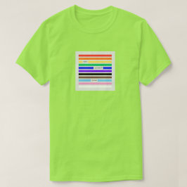 Maak jezelf trots Regenboog Redactie Pride 2026 T-shirt