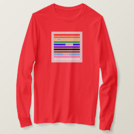 Maak jezelf trots Regenboog Redactie Pride 2026 T-shirt