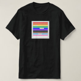 Maak jezelf trots Regenboog Redactie Pride 2026 T-shirt