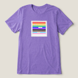 Maak jezelf trots Regenboog Redactie Pride 2026 Tri-Blend Shirt