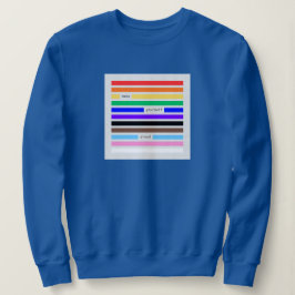 Maak jezelf trots Regenboog Redactie Pride 2026 Trui