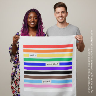 Maak Jezelf Trots Regenboog Redactie Pride 2026 Wandkleed