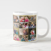 Maak Jouw Eigen Aangepaste 28 Foto Collage van het Extra Grote Beker (Rechts)