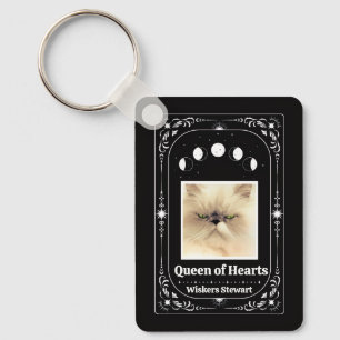Maak Jouw Eigen Foto Tarot Kat Liefhebber Huisdier Sleutelhanger