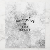 Maak Jouw Eigen Gepersonaliseerde Wijn Etiket (Enkel label)