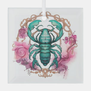 Maak Jouw Eigen Mooie Schorpioen Zodiac Glas Ornament