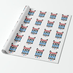 Maak katten weer veilig na verkiezing Trump Cadeaupapier