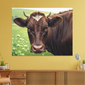 Maak kennis met Coe Koe Canvas Afdruk (Insitu (Woonkamer))
