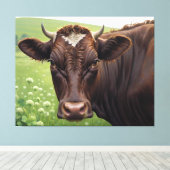 Maak kennis met Coe Koe Canvas Afdruk (Insitu (Houten vloer))