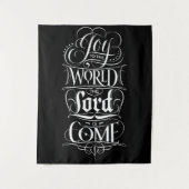 Maak kennis met de Christelijke kerstkalligrafie v Wandkleed (Voorkant)