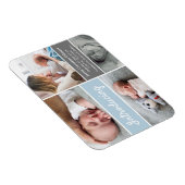 Maak kennis met de fotocollage van baby's modern b magneet (Rechterzijde)
