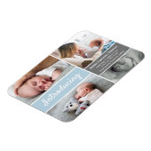 Maak kennis met de fotocollage van baby's modern b magneet (Linkerzijde)