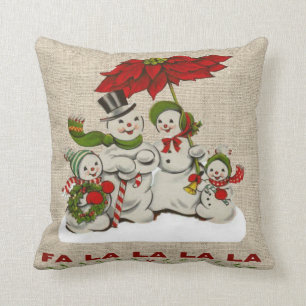Maak kennis met de Jolly's, de sneeuwfamilie.. Kussen