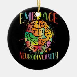 Maak kennis met de kennis over neurodiversity Vide Keramisch Ornament