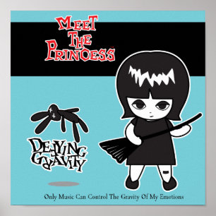 Maak kennis met de prinses die zwaartekracht afwen poster