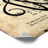 Maak kennis met de Wereldhymne-afdrukken Poster (Hoek)