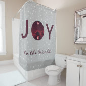 Maak kennis met de wereldnativiteit douchegordijn (In situ)