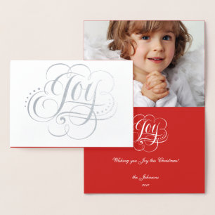 Maak kennis met de World Elegant Kerstkalligraphy Folie Kaarten