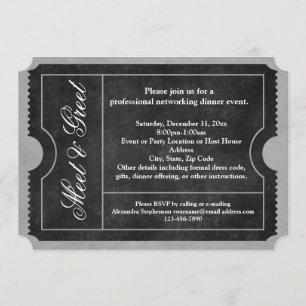 Maak kennis met eBay Business Event Ticket-uitnodi Kaart