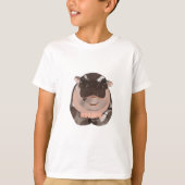 Maak kennis met het "Moo Deng" Hippo T-shirt (Voorkant)