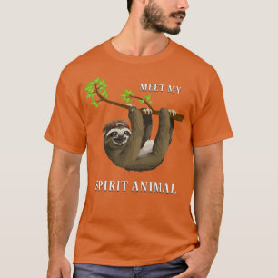 Maak kennis met mijn geest Dier de schattige groet T-shirt