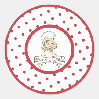 Maak kennis met Vivi LeDish Polka Dot Sticker