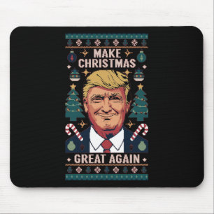 Maak kerst nog een keer geweldig Trump, lomp kerst Muismat
