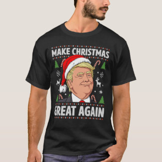 Maak kerst nog een keer geweldig Trump met een lel T-shirt