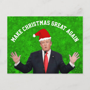 Maak kerst weer geweldig Donald Trump Feestdagenkaart