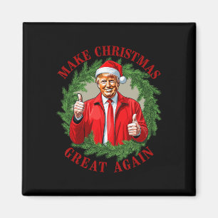 Maak kerst weer geweldig Donald Trump Mega 1 Magneet