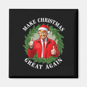 Maak kerst weer geweldig Donald Trump Mega Magneet