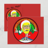 Maak kerst weer geweldig feestdagenkaart (Voorkant / Achterkant)