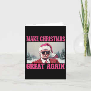 Maak kerst weer geweldig Grappig Sinterklaas Trump Kaart