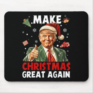 Maak kerst weer geweldig Kerstman Grappig Trump Ke Muismat