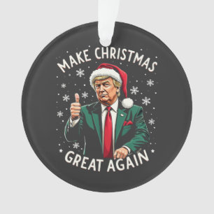Maak kerst weer geweldig Lelijke kersttrui Trump Ornament